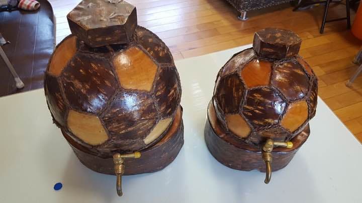 サッカーボール型焼酎サーバー2個セット