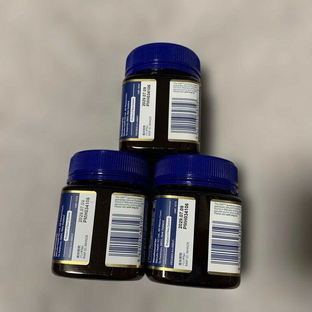 マヌカヘルス マヌカはちみつMGO400+ 内容量250ｇ×3点set