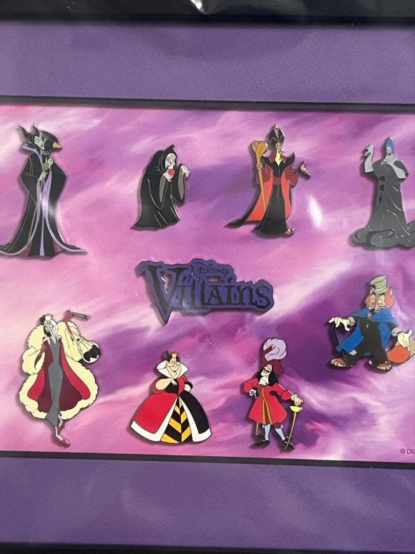 ディズニー　ストア　ヴィランズ　ピンバッジ　セット