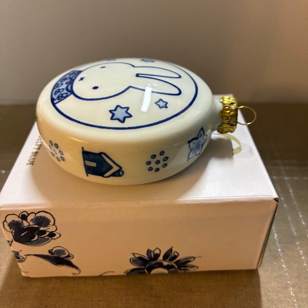 万博 オランダ館　ミッフィー ロイヤルデルフト オーナメント