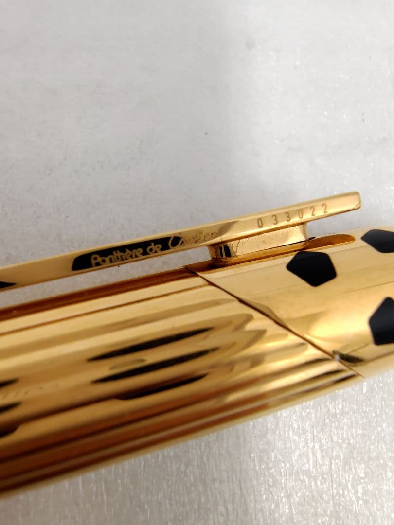 カルティエ パンテール トリニティ ゴールド ボールペン ヴィンテージ