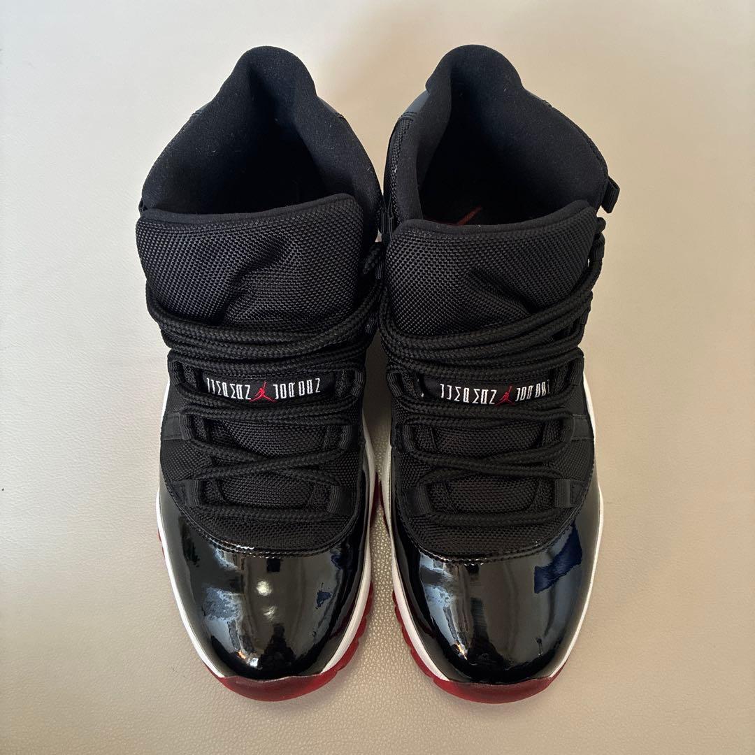 エアジョーダン11 レトロ 赤黒 27cm