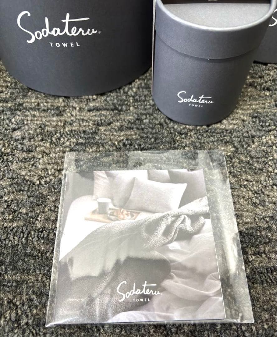 【新品未使用】育てるタオル feel トリプルギフトボックス ムーングレージュ