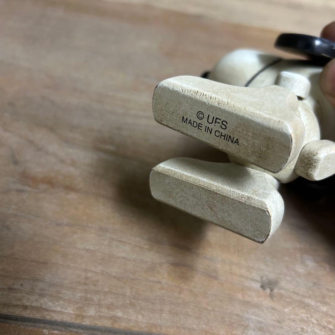 ヴィンテージ 木製 スヌーピー フィギュア a