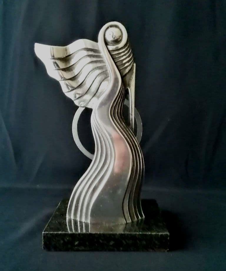 日本抽象彫刻のパイオニア 　建畠覚造　薫風　文化功労者　ローザ工芸創立25周年