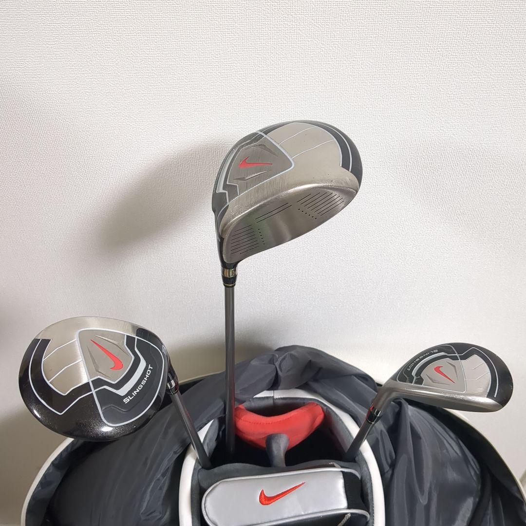 Nike キャディバッグ ホワイト/オレンジ