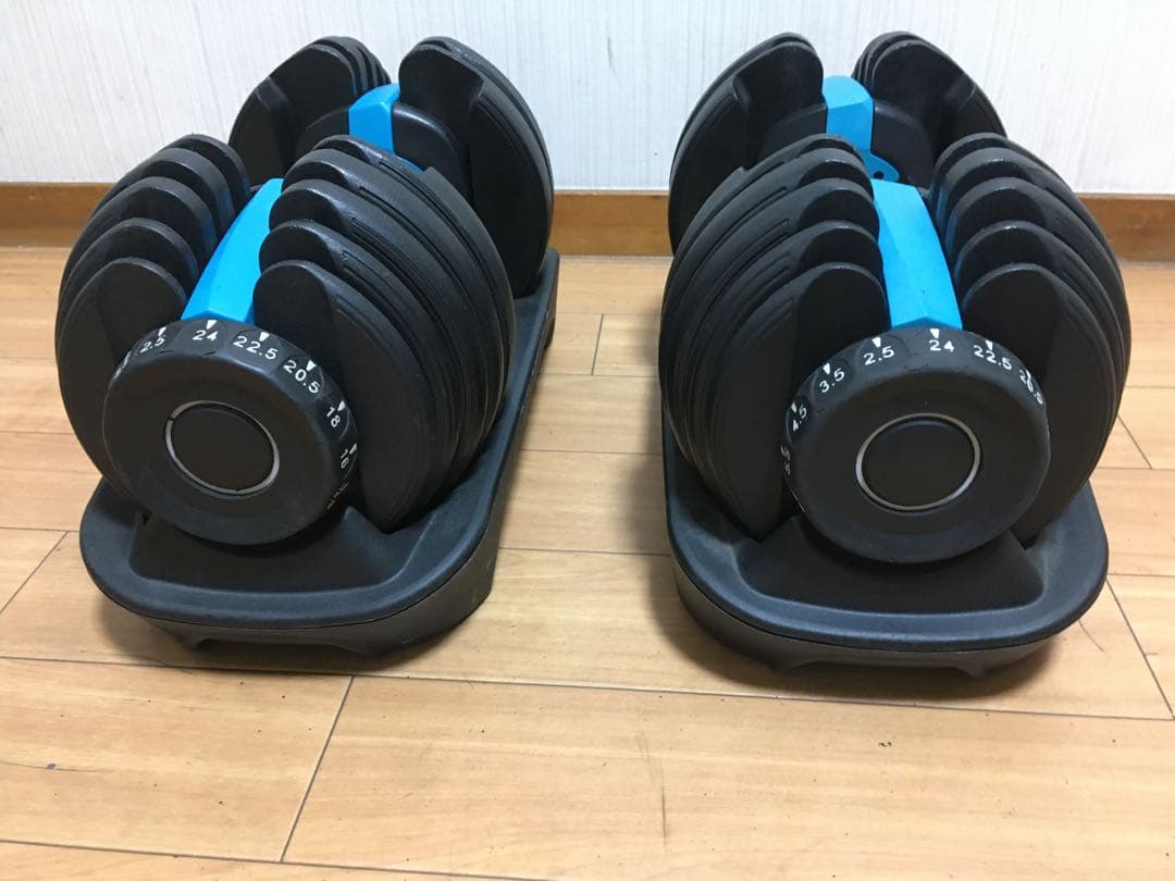 ②可変式ダンベル 24kg 1個