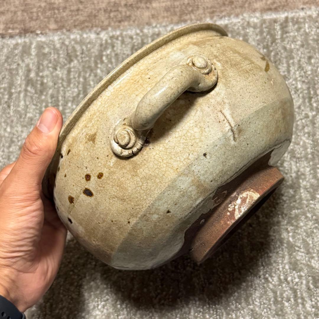 茶道具　唐津焼　古唐津　絵唐津　鉢　時代箱