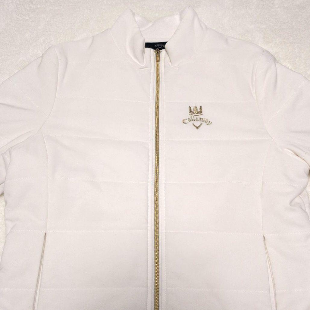 美品♡キャロウェイ 中綿ジャケット 裾フリル付き L 防寒 河本結プロ♡