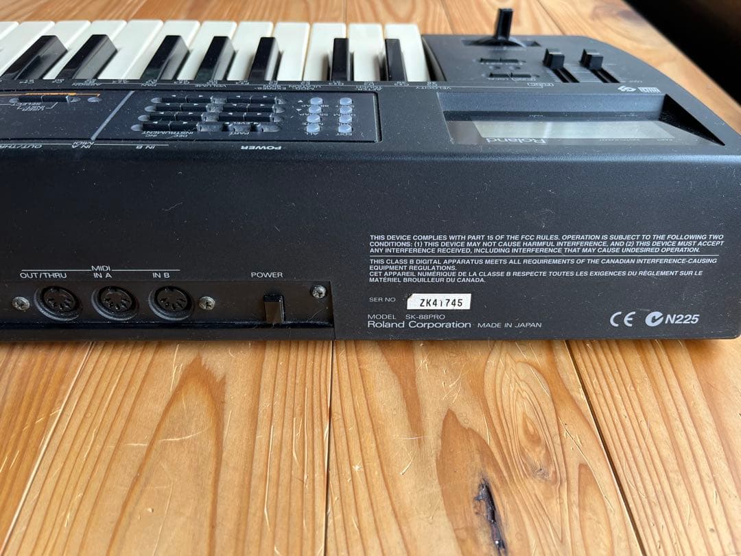 roland sk-88pro 鍵盤付きmidi音源