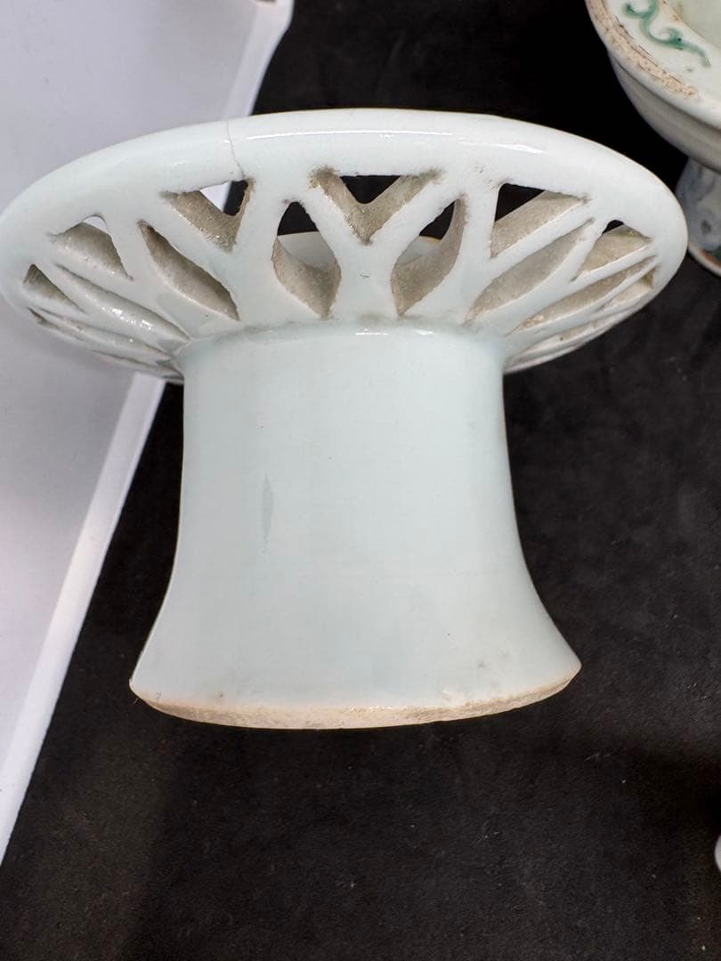 清時代唐時代徳化窯博古圖紋様 磁器大花瓶 伝世品焼物 粉彩