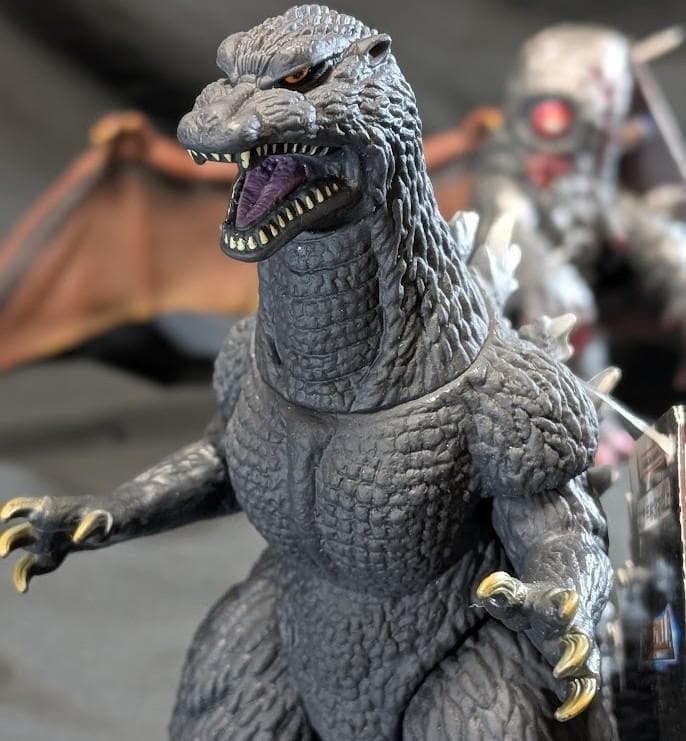 ＦＷゴジラ＆ヘドラ＆ラドン（バンダイ）タグ付ムービーモンスターシリーズ３体セット