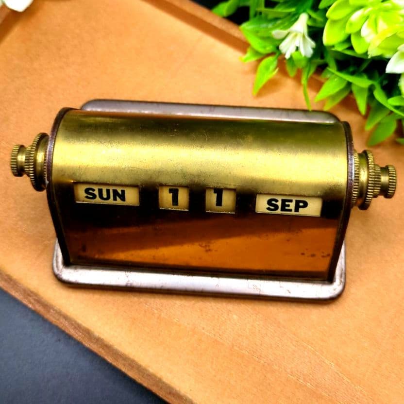 回転式 パークシャーマン デスクカレンダー ヴィンテージ レトロ