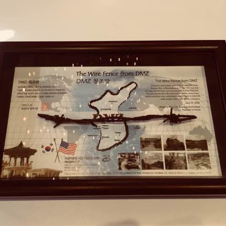 【希少】朝鮮半島DMZ軍事境界線ワイヤーフェンス