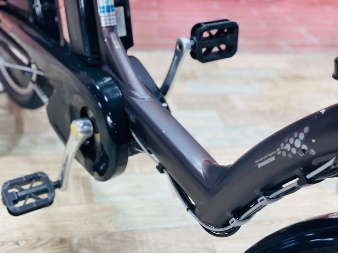 K2370 電動自転車ブリヂストン アンジェリーノ 子供乗せ 20インチ送料無料