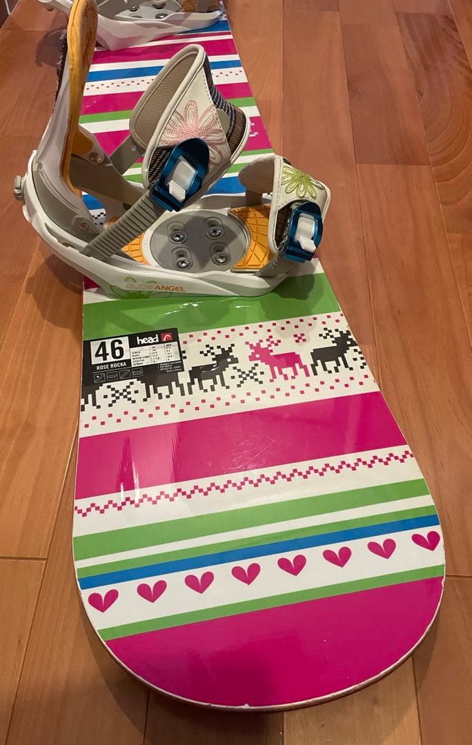 146cm・ロッカーボード・3点セット・スノボ・スノーボード・レディースボード