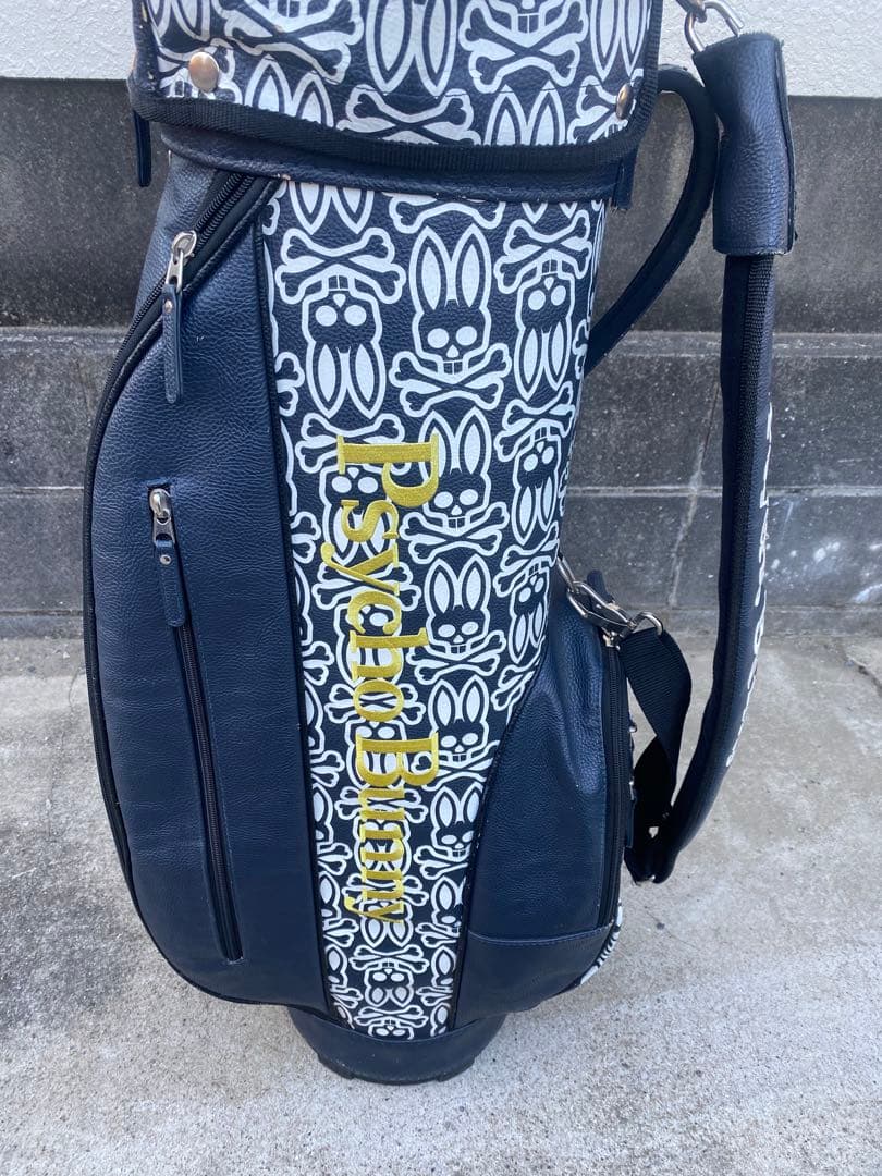 おしゃれ　サイコバニー　キャディバッグ　ゴルフバッグ　5分割