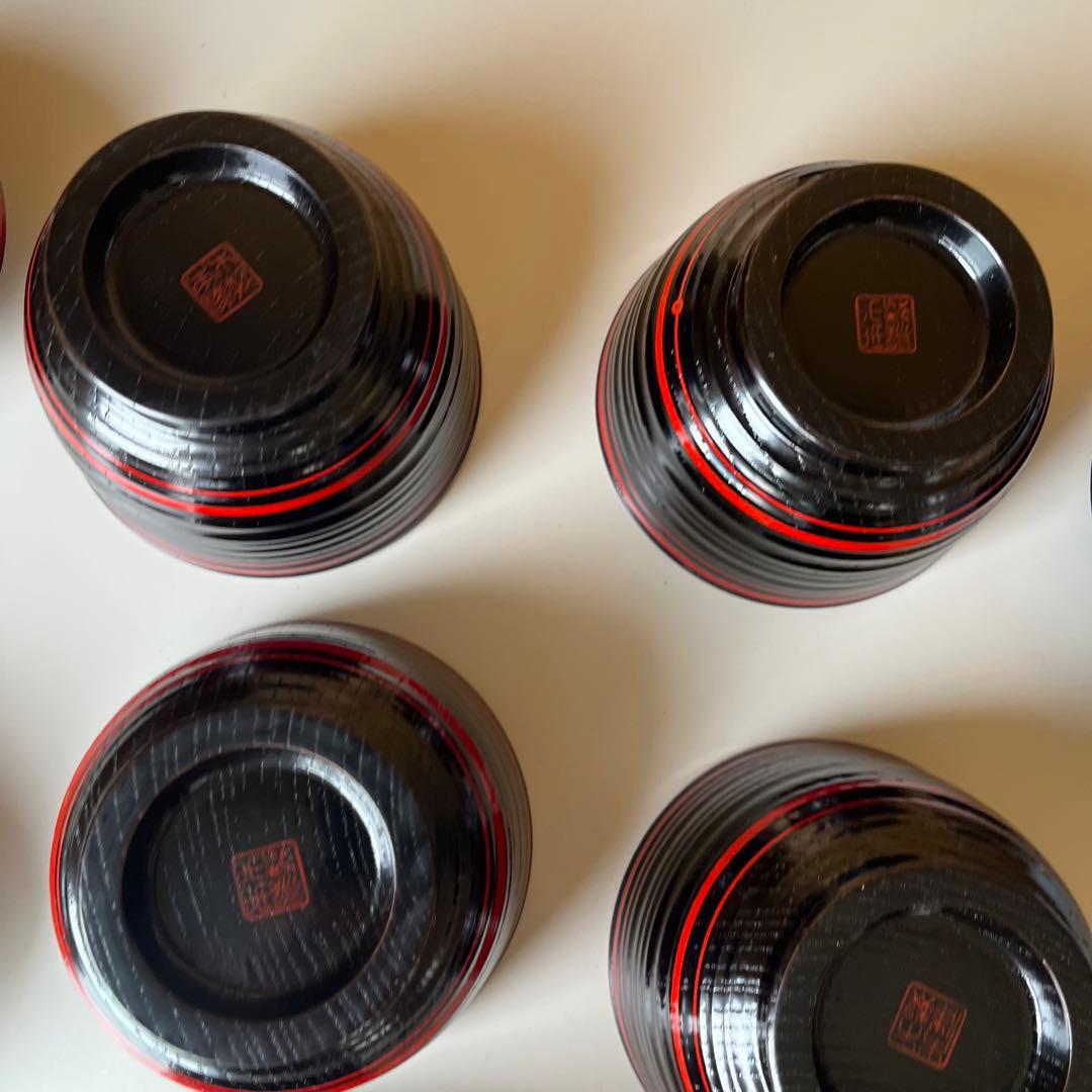 山中塗 喜八工房 喜八作 背高 吸椀　木製　本漆 未使用　共箱