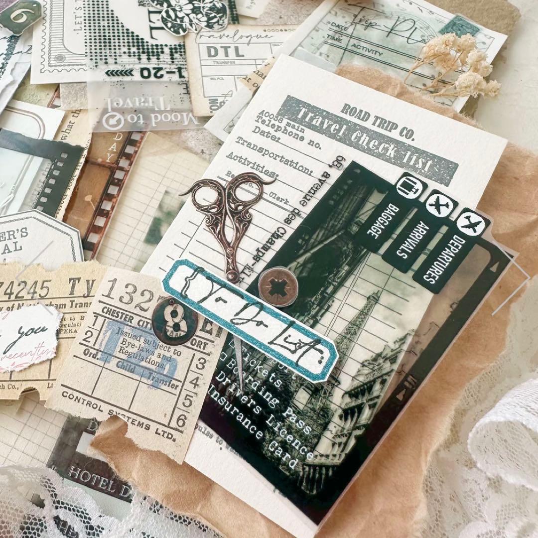 ⭐️SALE⭐️Journal pages 海外マスキングテープ　マステ【1868】