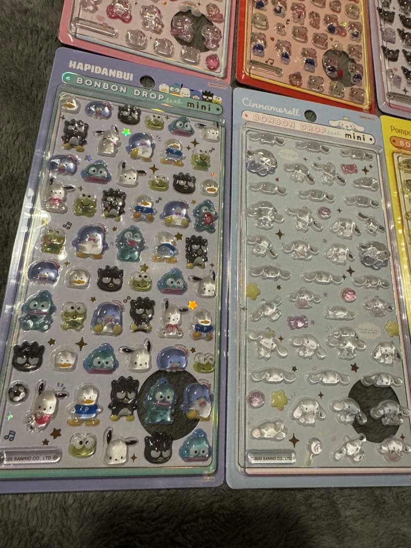 【確実正規品！！】サンリオボンボンドロップシールmini 8セット