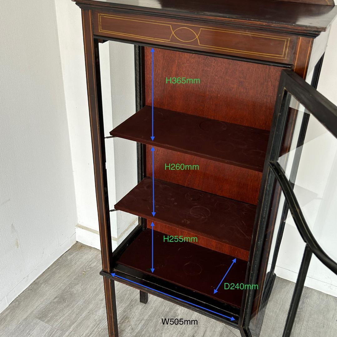 イギリス アンティーク家具 ディスプレイ キャビネット 1930年頃 769A