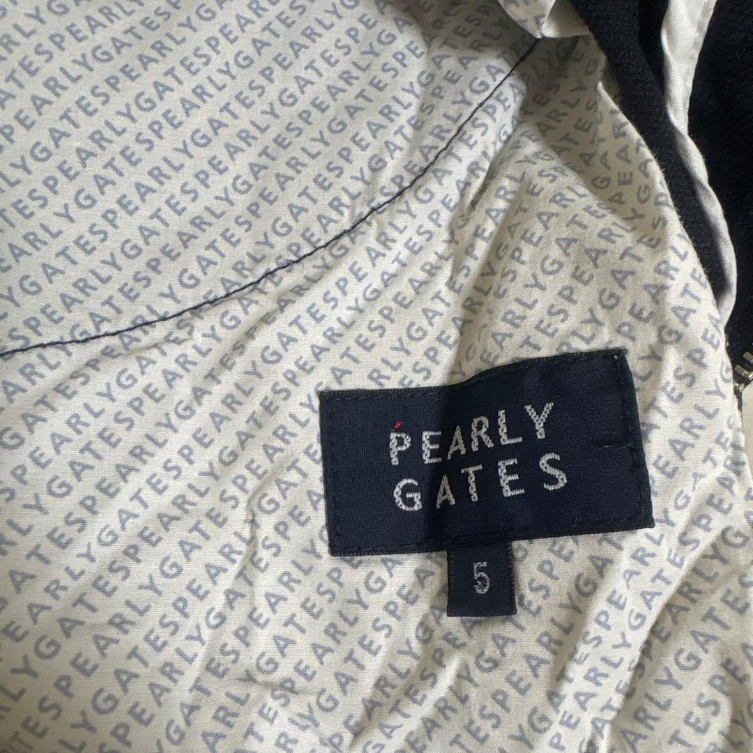 PEARY GATES パンツ ズボン 黒よりのネイビー パーリーゲイツ