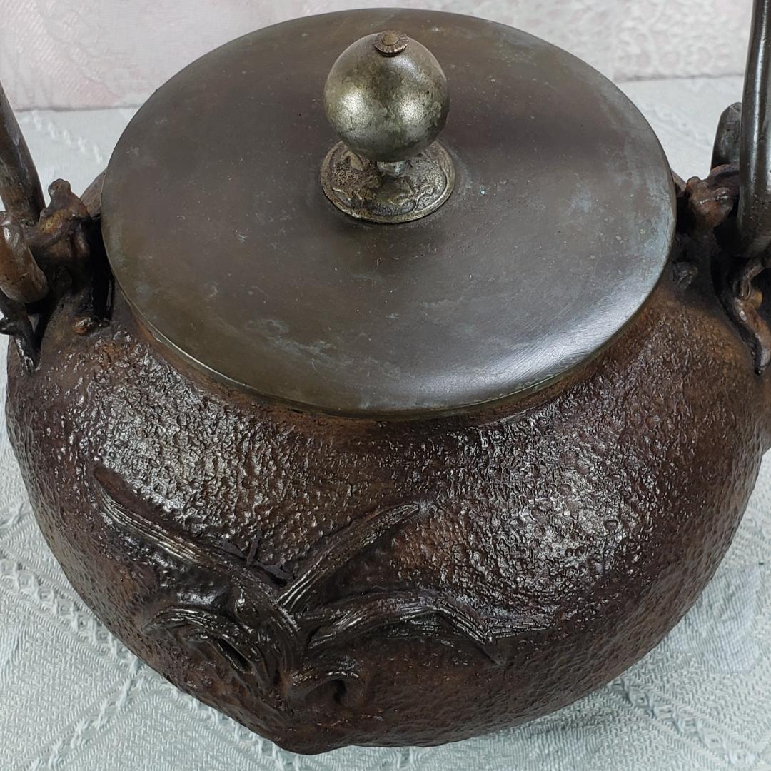 ◆『日本亀文 小振鉄瓶』亀文堂◆検）波多野正平 安之介 龍文堂 金寿堂 日本梅泉