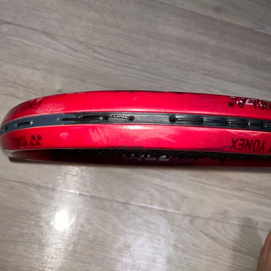 ソフトテニス　ヨネックス　ボルトレイジ7V クレナイ