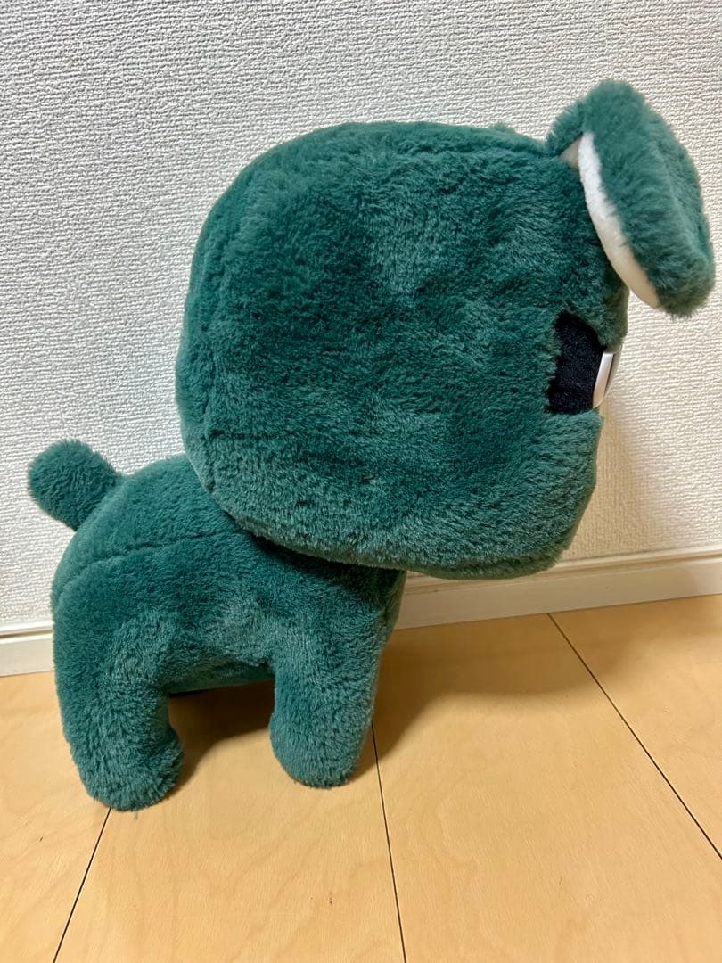 33cm！特大 デリ丸 ぬいぐるみ 三菱 デリカミニ グリーン