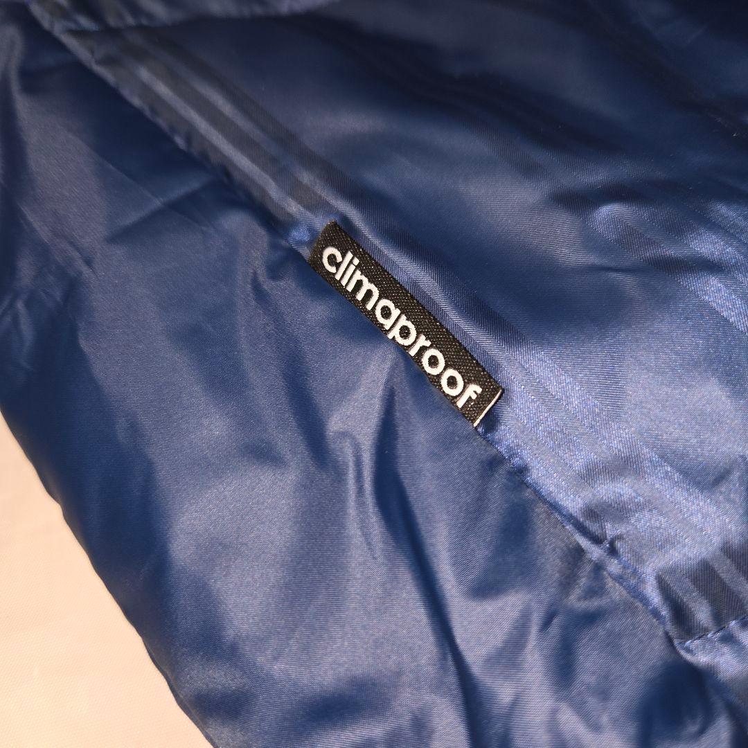 未使用品adidas ネイビー グランドコート　ダウンコート フード付き2XO