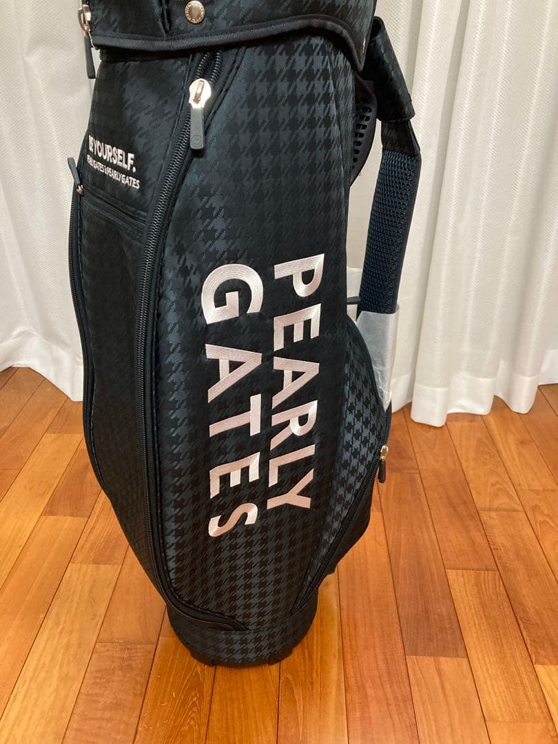 PEARLY GATES チェック柄キャディバッグ