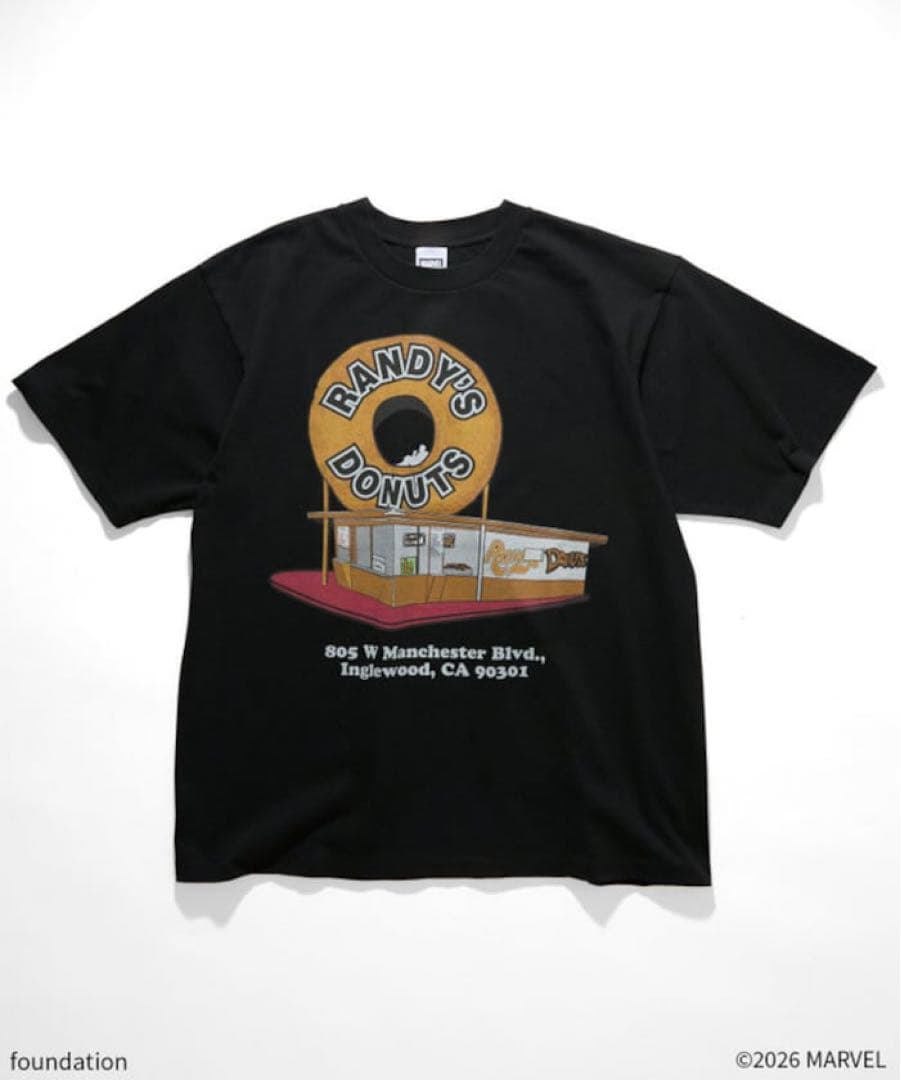 Tシャツ・アパレル IRON MAN2/ Randys Donuts Tee BLK L