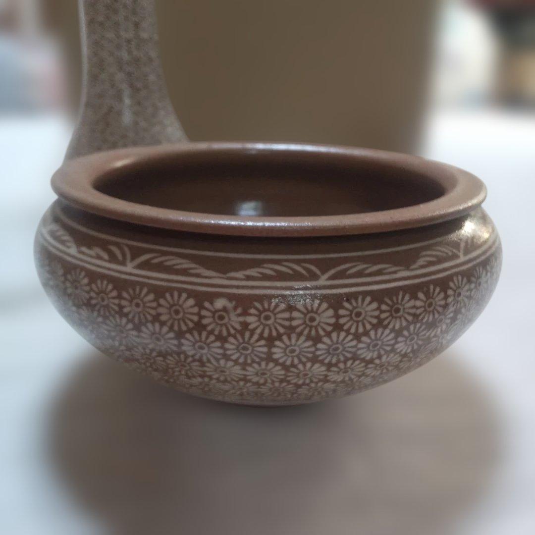 花三島 皆具 4点セット 落款あり 茶道具