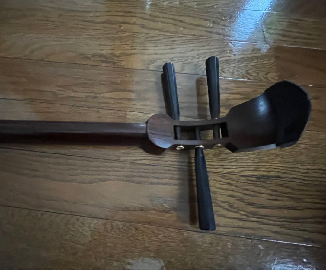 地唄用　三味線本体 紫檀