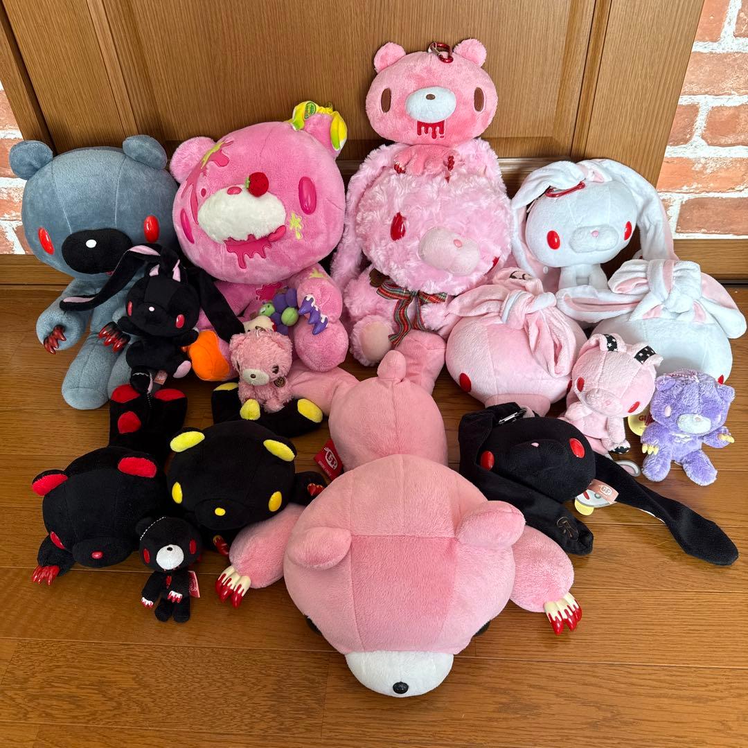 チャックスGP 汎用うさぎ グルーミー　ポーチ ぬいぐるみ タグ付き