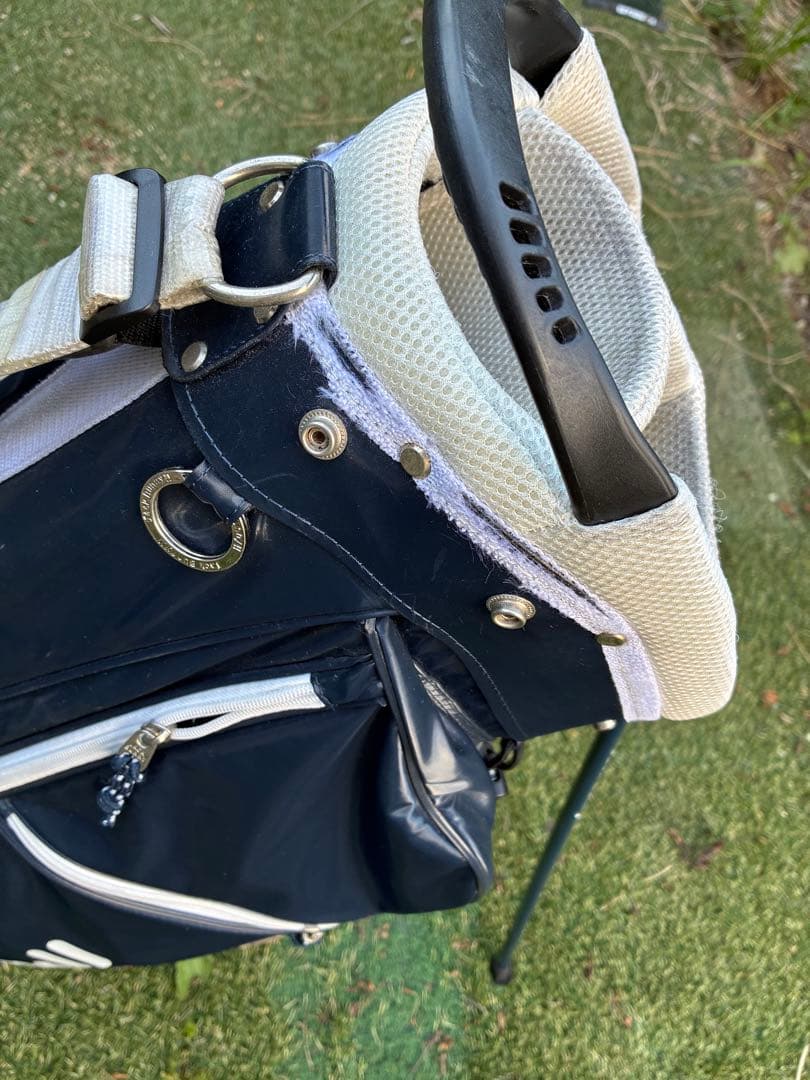 ジャックバニー　ゴルフバッグ・キャディバッグ ネイビー