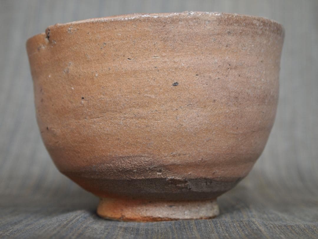 人気作家★丸田宗彦【師：浜田庄司・篤哉】奥高麗茶碗★共箱