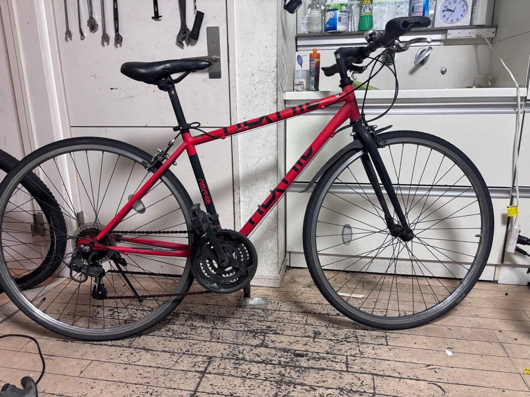ネクストスタイル　クロスバイク　レッド