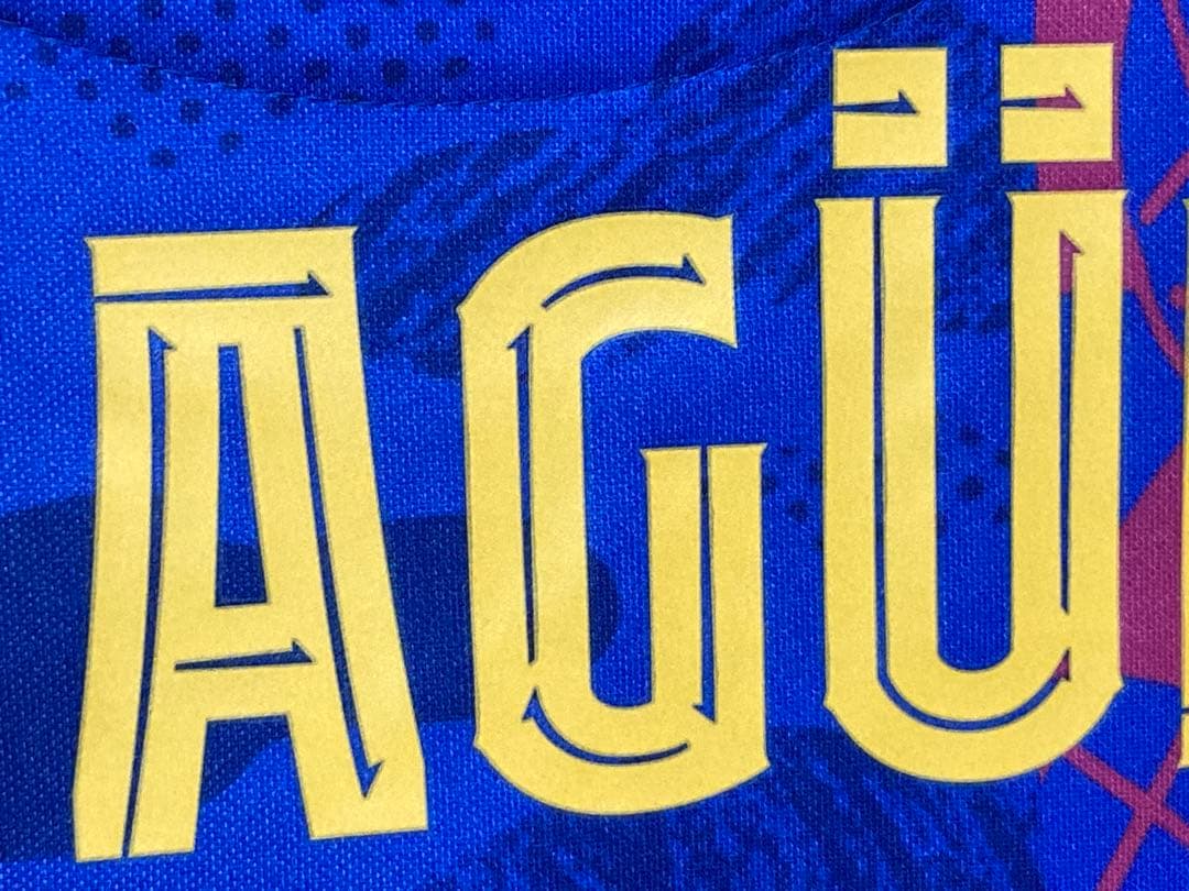 【正規品】アグエロ　バルセロナ　21/22 3rdレプリカ