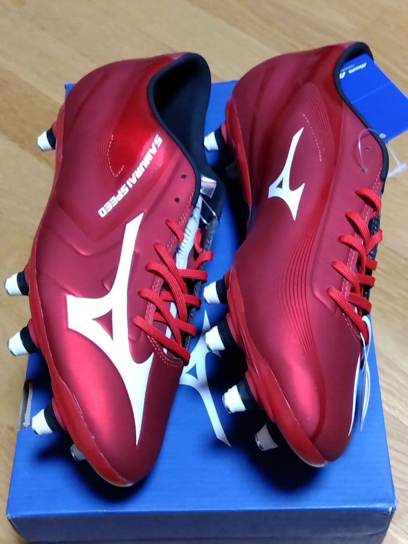 ラグビースパイク／ミズノ／28.0／赤／R1GA171162／新品・未使用品