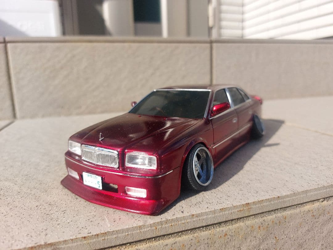 アオシマ　プラモ　ホイール　タイヤ　車　深リム