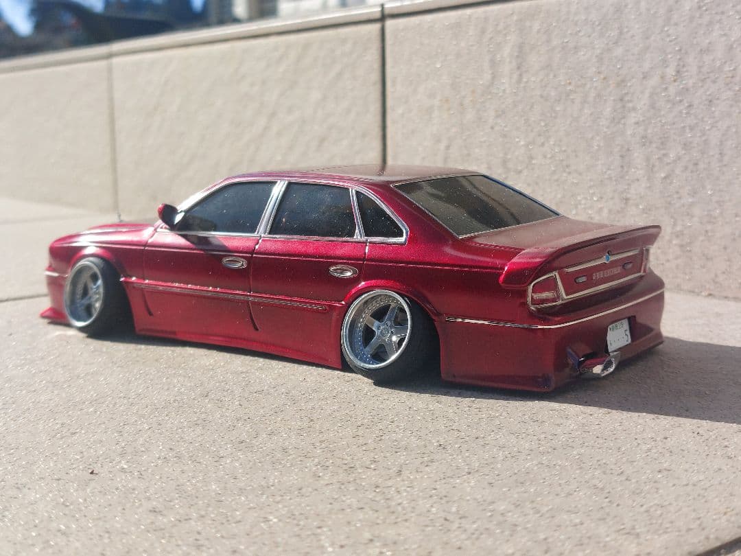 アオシマ　プラモ　ホイール　タイヤ　車　深リム