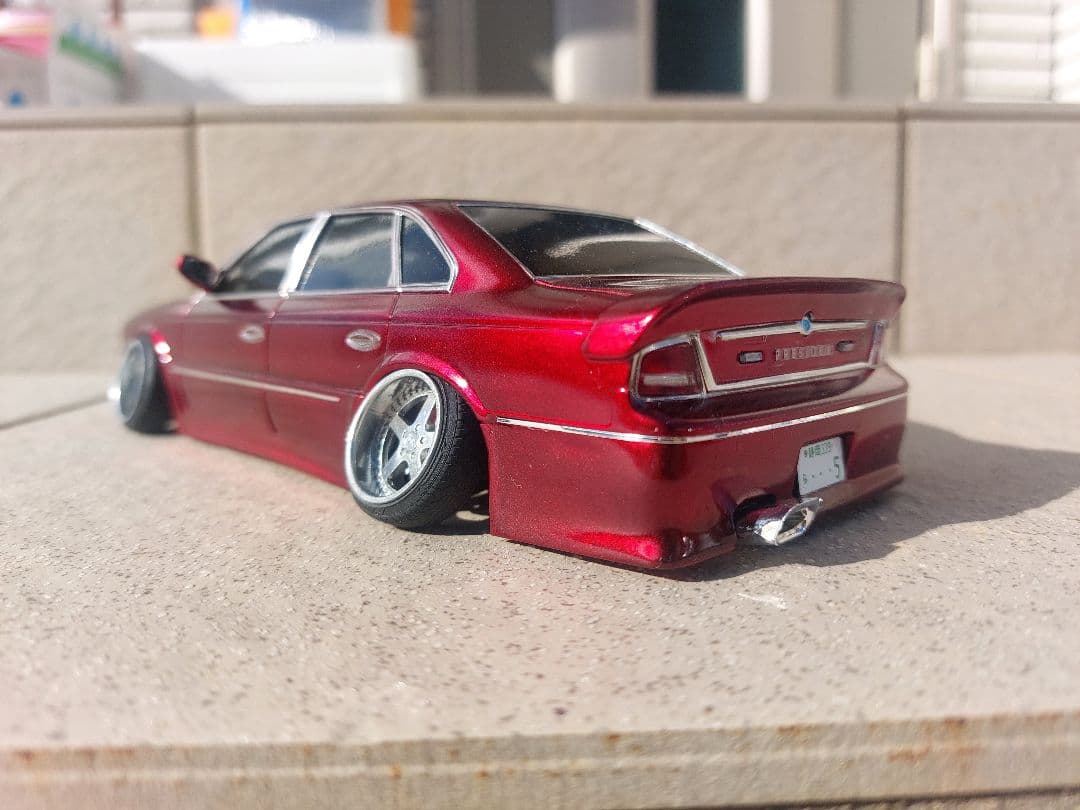 アオシマ　プラモ　ホイール　タイヤ　車　深リム