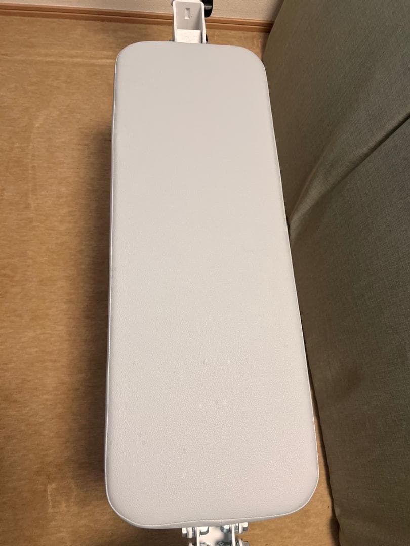 【引取可能】TEDDY WORKS KENSUI kaku 専用ベンチ 白　美品