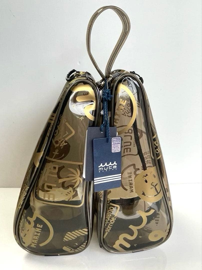 新品 MUTA MARINE ムータマリン シューズケース mutaクリアバッグ