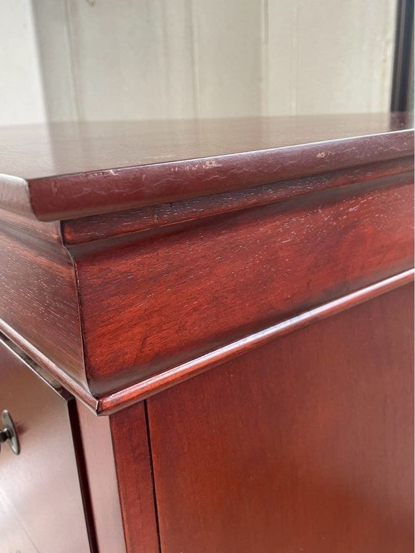 美品　英国アンティーク　輸入家具　ダークブラウン　チェスト