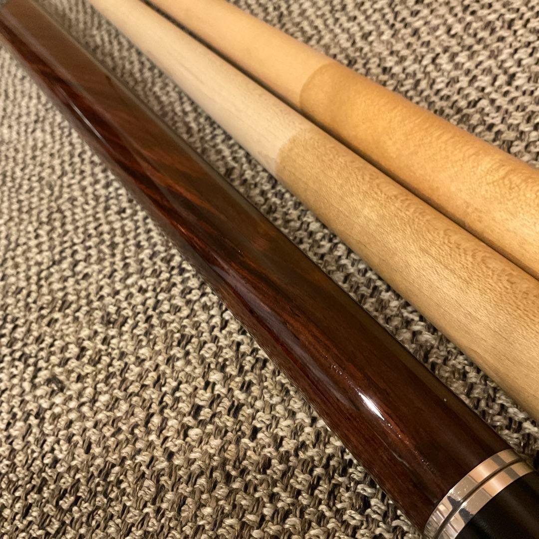 ロビンソン カスタム キュー　ココボロ×アイボリー 18山 逆ネジ　2シャフト