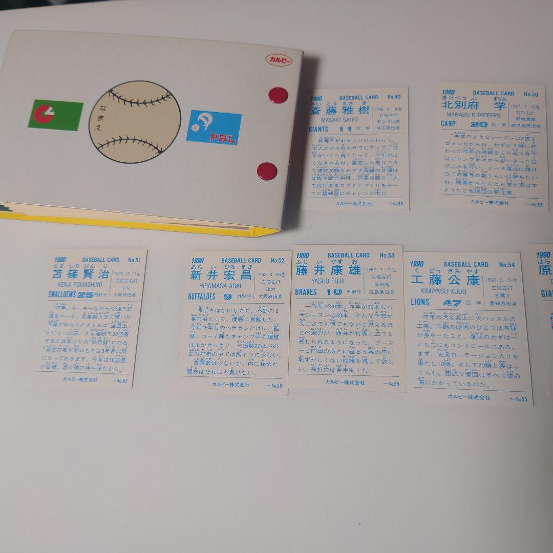 カルビープロ野球カード 1990年