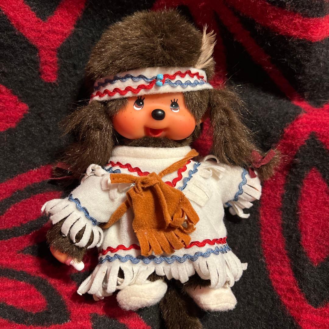 希少 昭和レトロ ワールド モンチッチ ネイティブ アメリカ インディアン