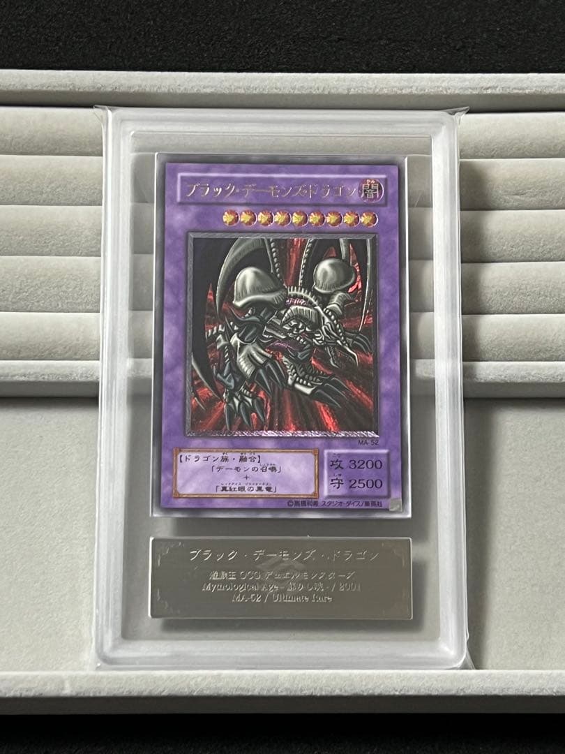 【ARS10+】ブラックデーモンズドラゴン レリーフ 鑑定書付き